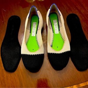 Rothy’s Square Tuxedo Cap Toe - 9